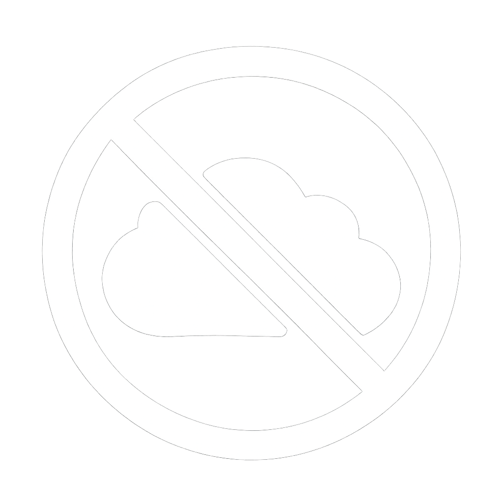 No Cloud Icon
